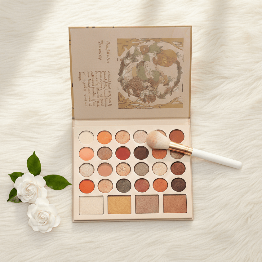 How to use an eyeshadow palette - beginner guide for Pakistani skin tones