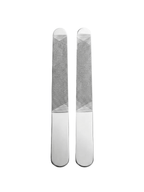 2-Pcs Stainless Steel Nail File Set – Durable Dual-Sided Manicure & Pedicure Shapers - The Nexa Shop