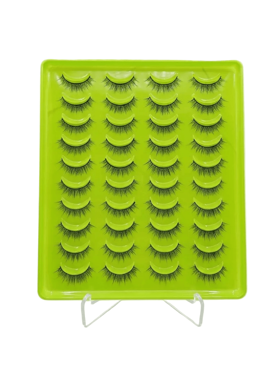 3D Professional Eyelashes Set – 20 Pairs of Voluminous, Reusable Faux Mink Lashes - The Nexa Shop