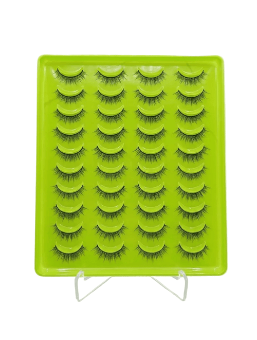 3D Professional Eyelashes Set – 20 Pairs of Voluminous, Reusable Faux Mink Lashes - The Nexa Shop
