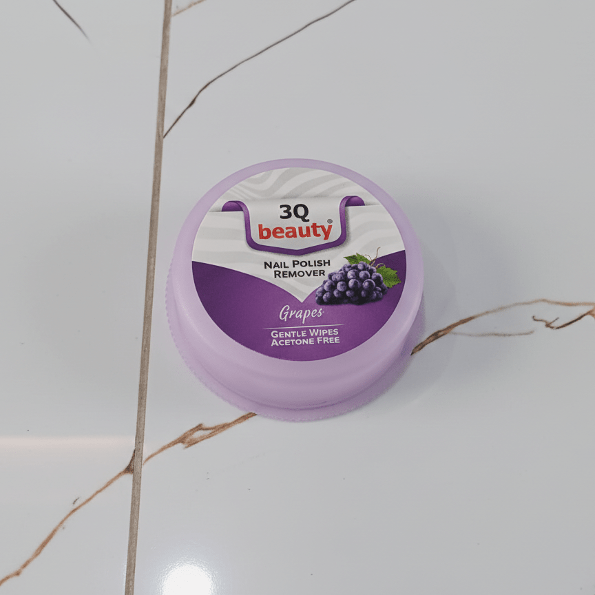 3Q Beauty Nail Polish Remover Wipes | Scented Acetone Nail Cleaner - The Nexa Shop