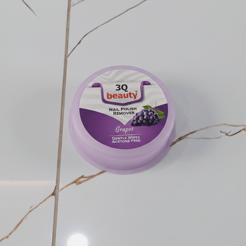 3Q Beauty Nail Polish Remover Wipes | Scented Acetone Nail Cleaner - The Nexa Shop