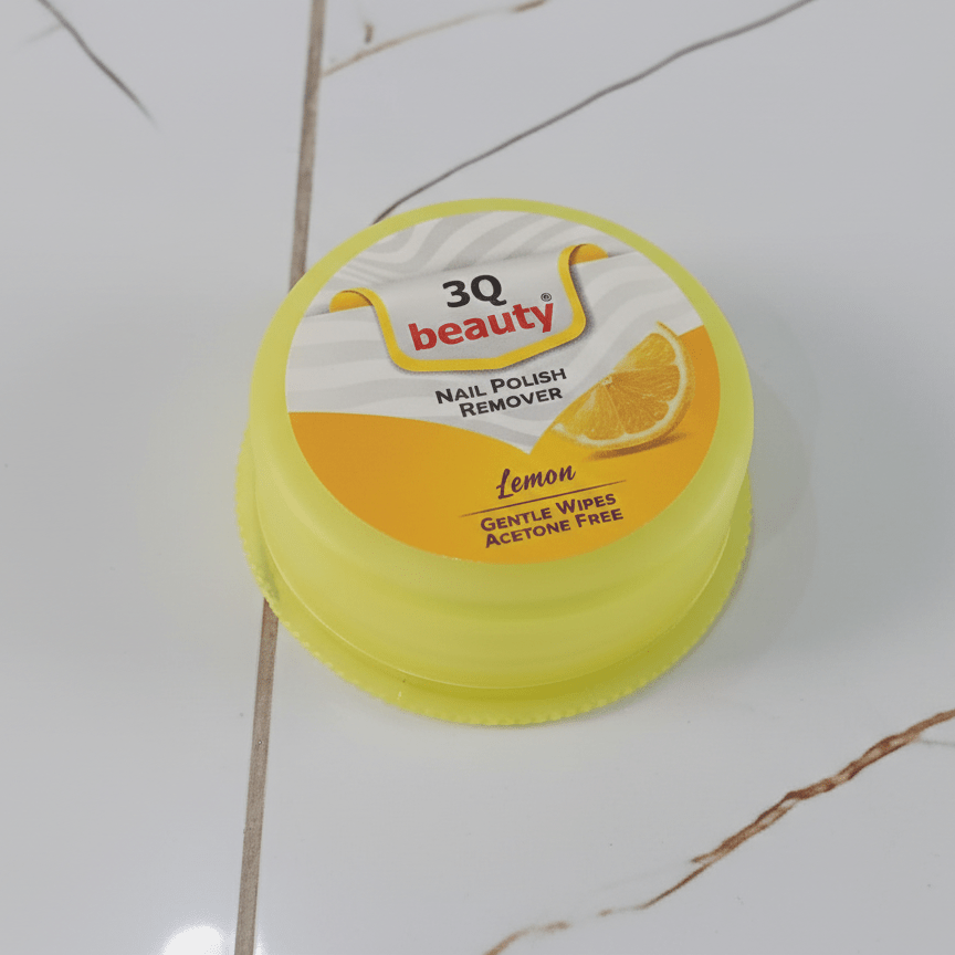 3Q Beauty Nail Polish Remover Wipes | Scented Acetone Nail Cleaner - The Nexa Shop