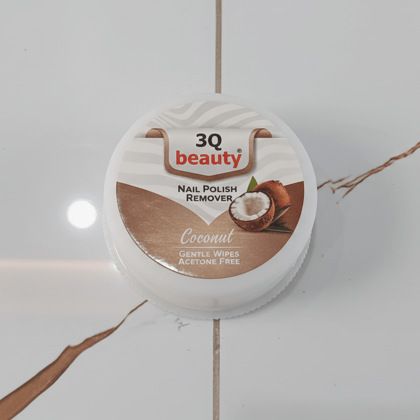 3Q Beauty Nail Polish Remover Wipes | Scented Acetone Nail Cleaner - The Nexa Shop