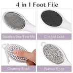 4-in-1 Professional Pedicure Paddle – Foot Scraper, Scrubber & Filer - The Nexa Shop