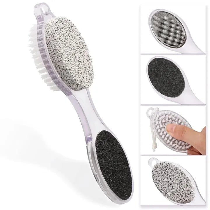 4-in-1 Professional Pedicure Paddle – Foot Scraper, Scrubber & Filer - The Nexa Shop
