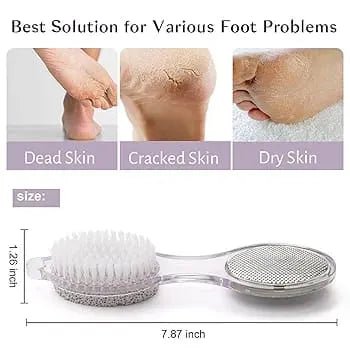 4-in-1 Professional Pedicure Paddle – Foot Scraper, Scrubber & Filer - The Nexa Shop