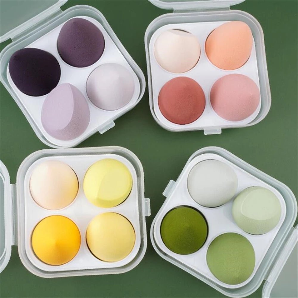 4pcs Makeup Sponge Set with Protective Storage Box - The Nexa Shop