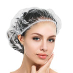 9-in-1 Disposable Elastic Shower Caps – Waterproof Bath & Hair Salon Caps - The Nexa Shop