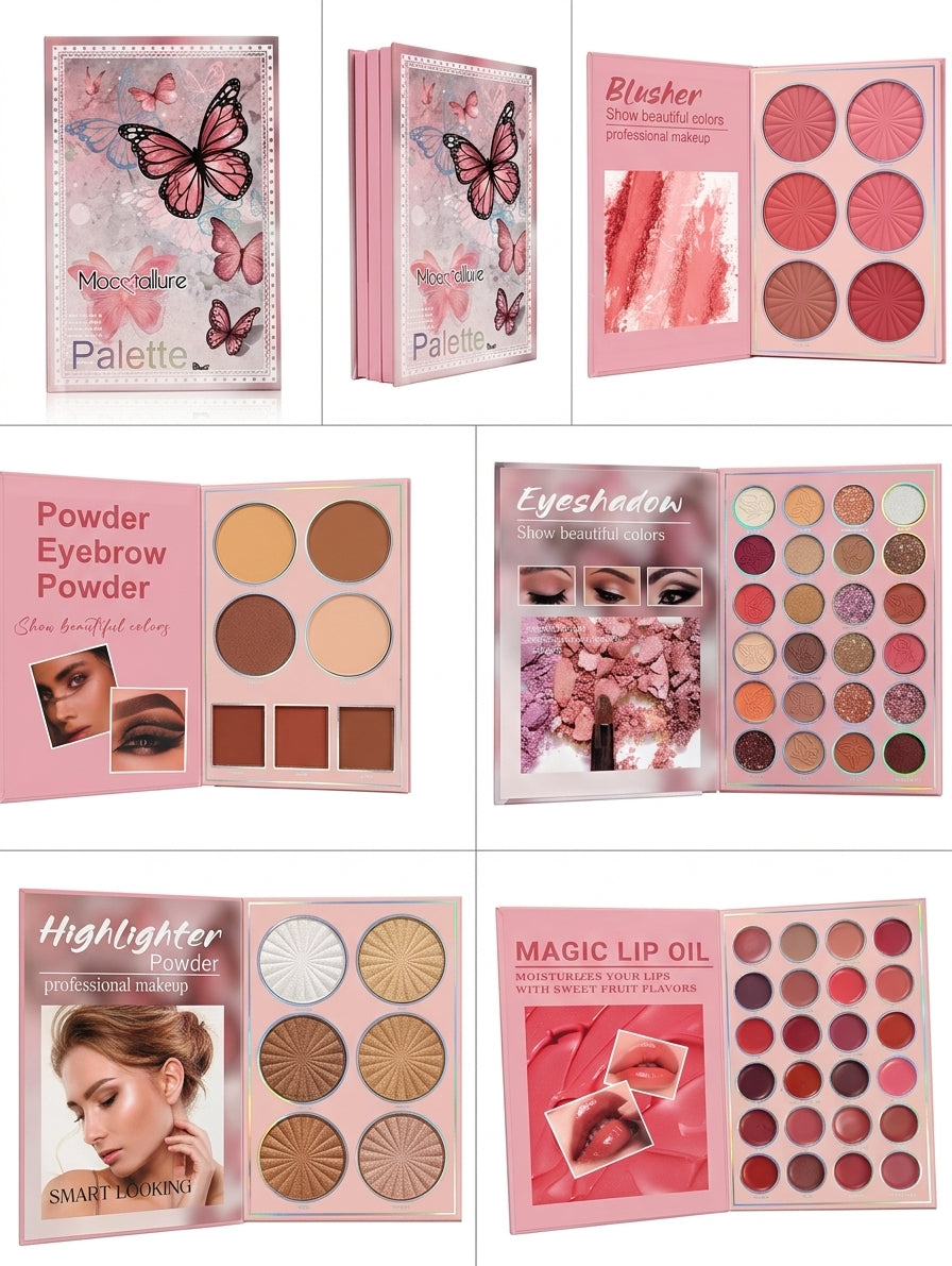 Mocallure Butterfly Master Palette Book (All-In-One Face, Eyes & Lips)