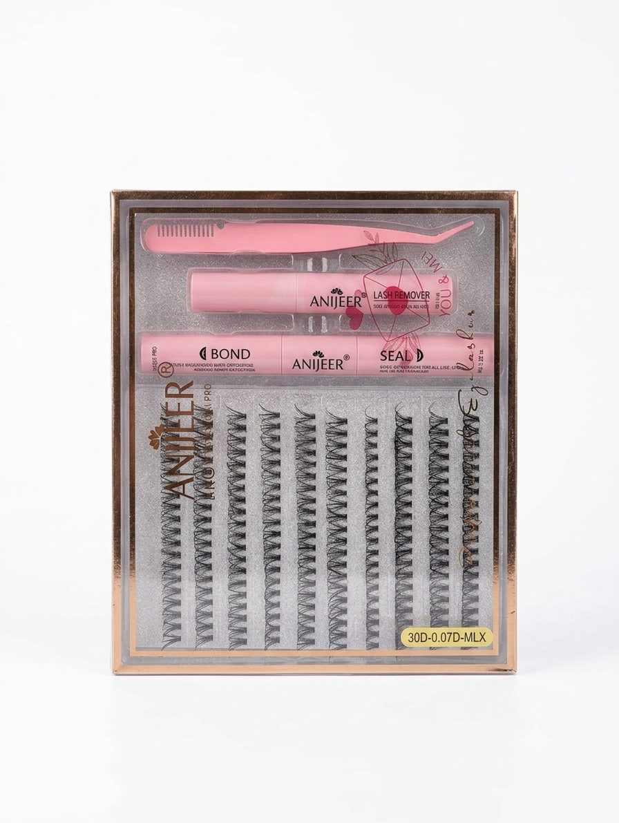 ANIJEER DIY Individual Lash Extension Kit (30D-0.07D-MLX)