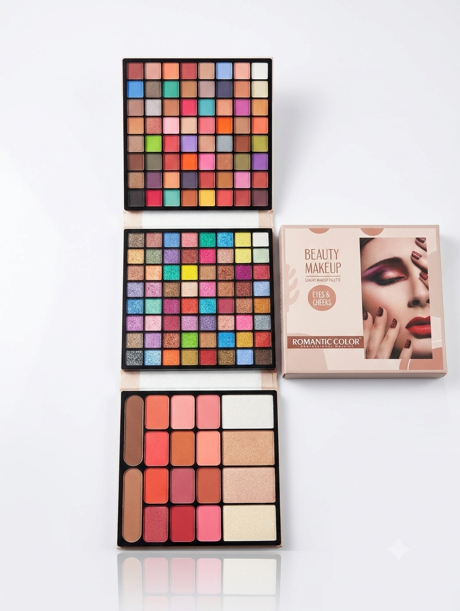 Romantic Color Beauty Makeup Eyes & Cheeks Luxury Palette
