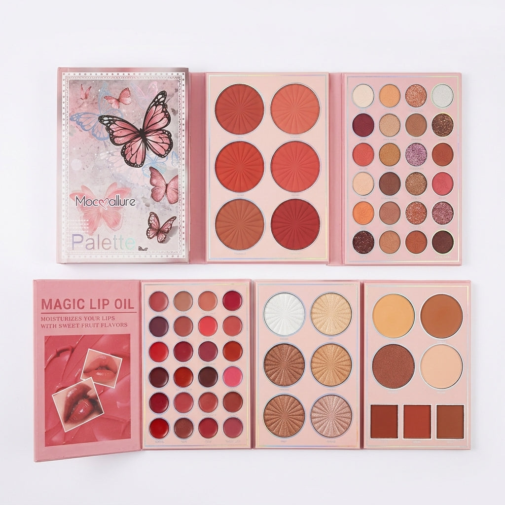 Mocallure Butterfly Master Palette Book (All-In-One Face, Eyes & Lips)