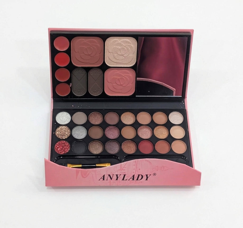 AnyLady Mini Travel Makeup Palette for Complete Face Glow