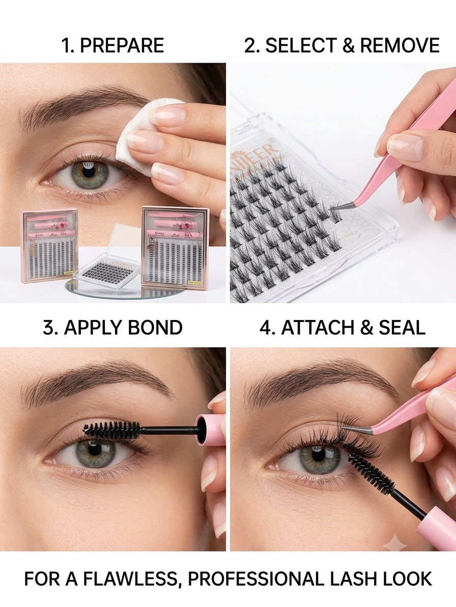 ANIJEER DIY Individual Lash Extension Kit (30D-0.07D-MLX)