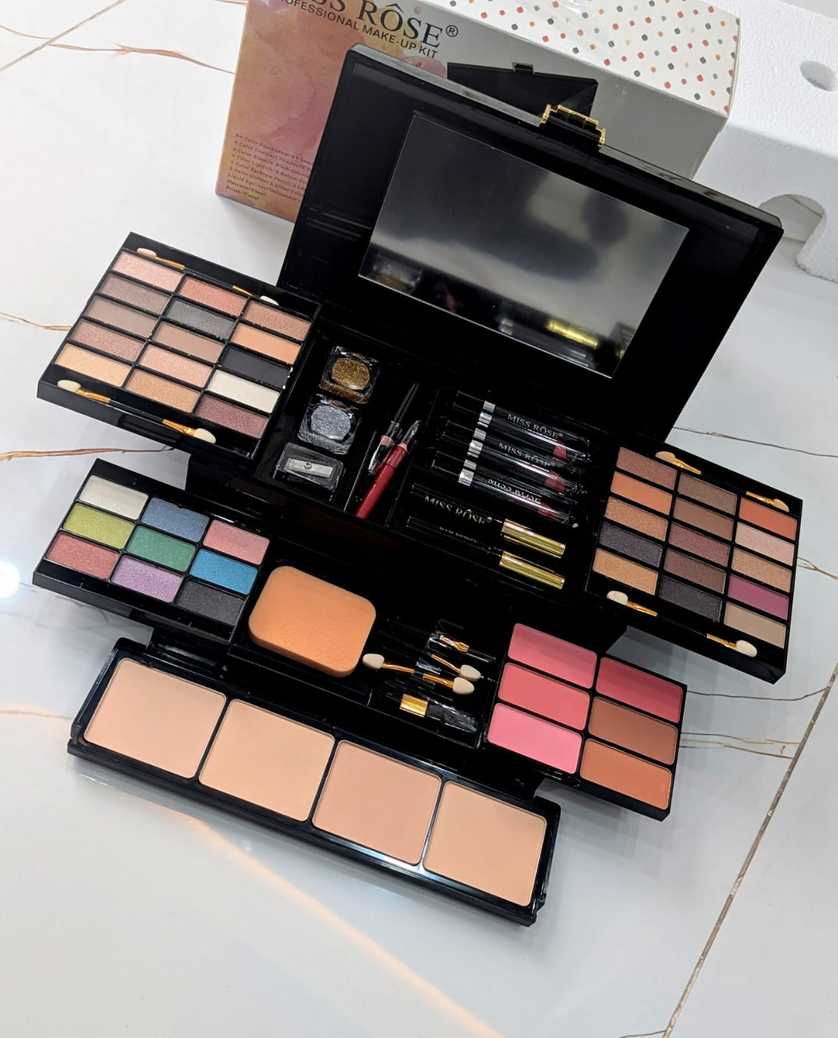 MISS ROSE M 58 Color Professional Makeup Palette Kit