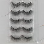 ANJEER 6D Fashion Eyelash Set – 5 Pairs of Premium Multi-Layered False Lashes - The Nexa Shop