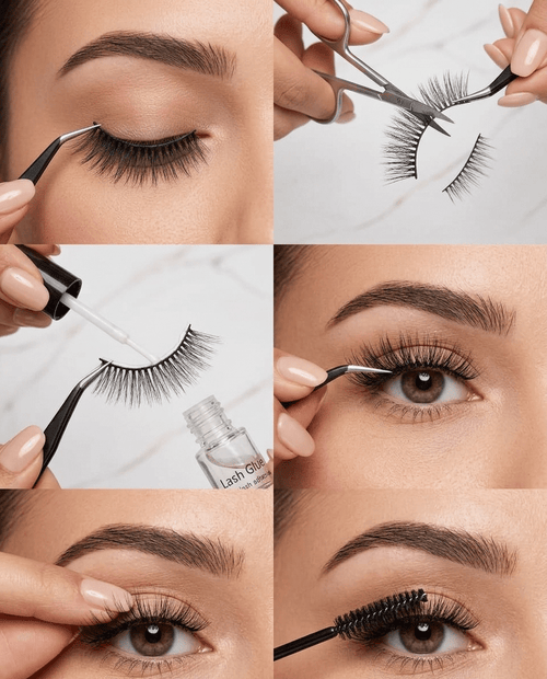 ANJEER 6D Fashion Eyelash Set – 5 Pairs of Premium Multi-Layered False Lashes - The Nexa Shop