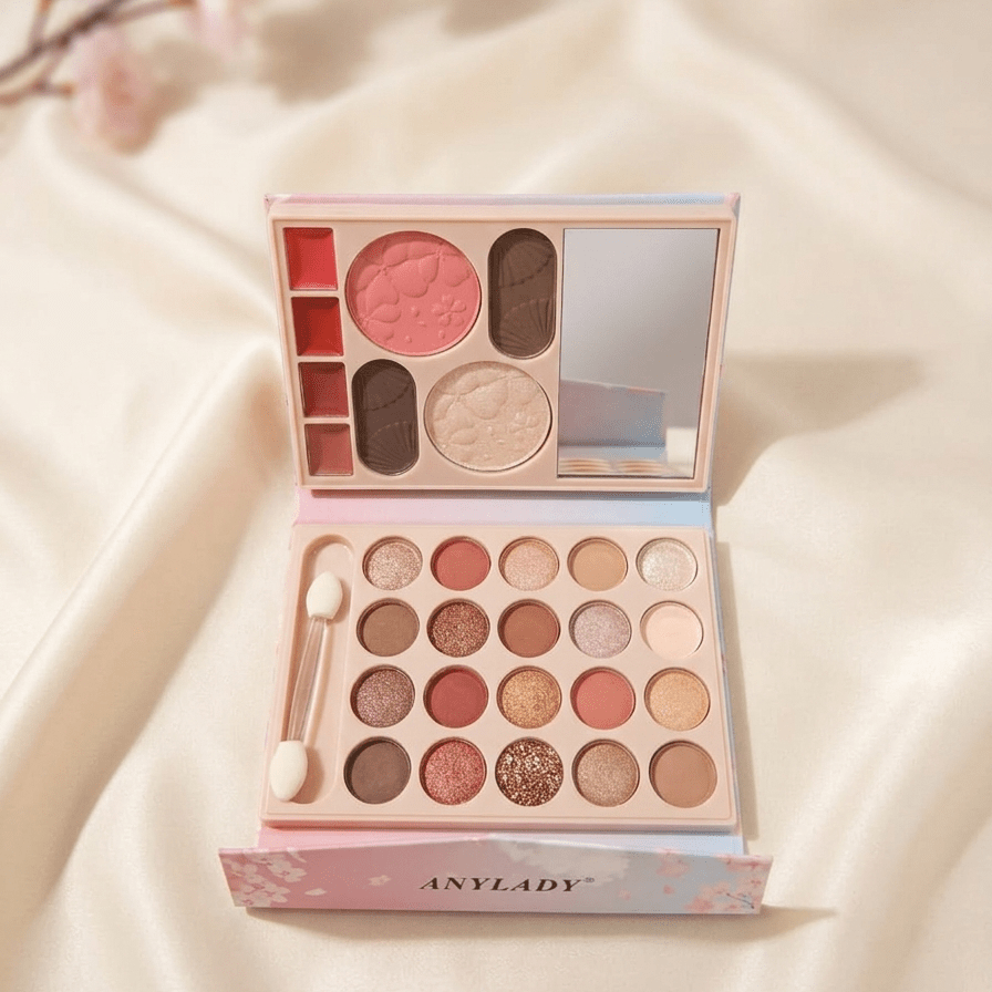 AnyLady Mini Travel Makeup Palette for Complete Face Glow - The Nexa Shop