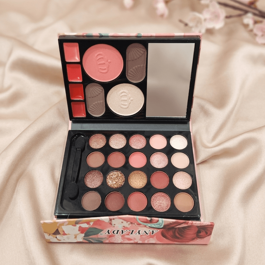AnyLady Mini Travel Makeup Palette for Complete Face Glow - The Nexa Shop