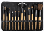 Babbi Brown 12-Piece Premium Makeup Brush Set with Leather Pouch - The Nexa Shop