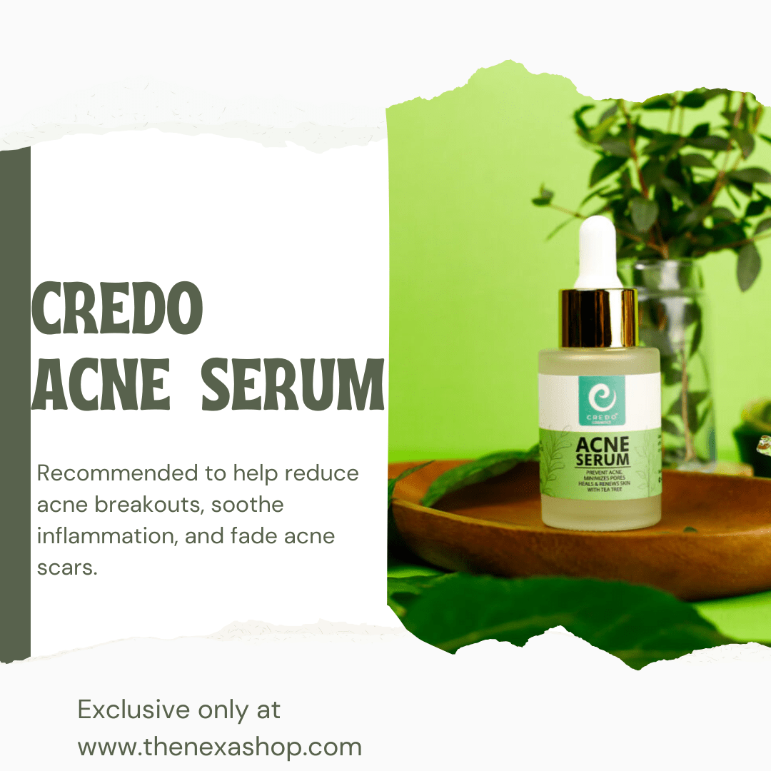 Credo Face Serum Collection | 24K Gold, Acne, Hyaluronic & Vitamin C - The Nexa Shop