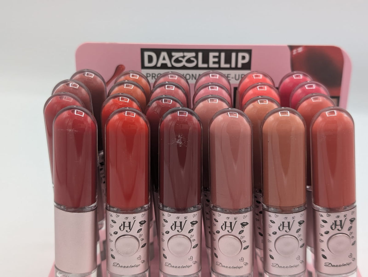 DAZZLELIP HJ Dual Ended Matte Liquid Lipstick & Clear Lip Gloss - The Nexa Shop