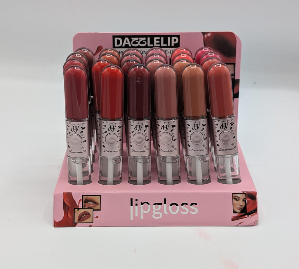 DAZZLELIP HJ Dual Ended Matte Liquid Lipstick & Clear Lip Gloss - The Nexa Shop