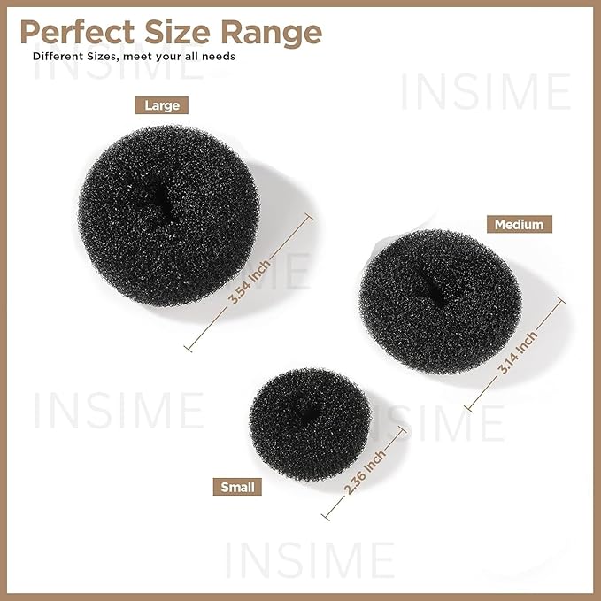 Donut Hair Bun Maker – Easy Volume Styling Tool & Bridal Accessory - The Nexa Shop