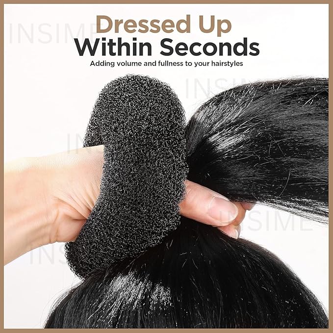 Donut Hair Bun Maker – Easy Volume Styling Tool & Bridal Accessory - The Nexa Shop