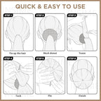 Donut Hair Bun Maker – Easy Volume Styling Tool & Bridal Accessory - The Nexa Shop