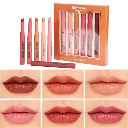 Dream Refreshing Matte Lip Crayon Set (6 Pcs) - The Nexa Shop
