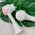 Dual Side Facial Cleansing Brush Manual Face Wash Silicone & Soft Bristle Brush - The Nexa Shop