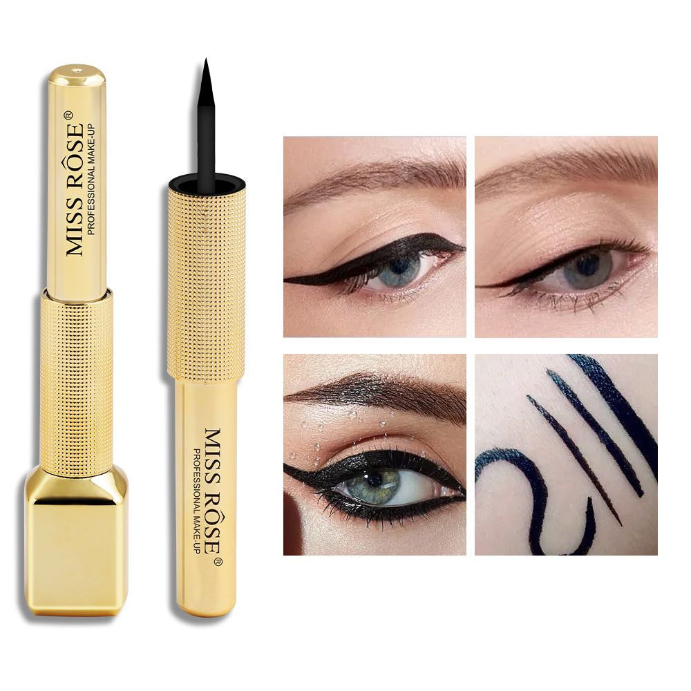 Miss Rose Gold Cased Waterproof Black Eyeliner