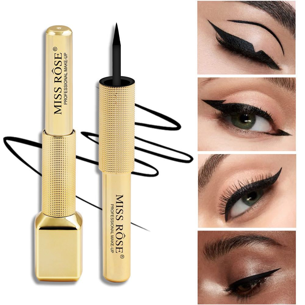 Miss Rose Gold Cased Waterproof Black Eyeliner