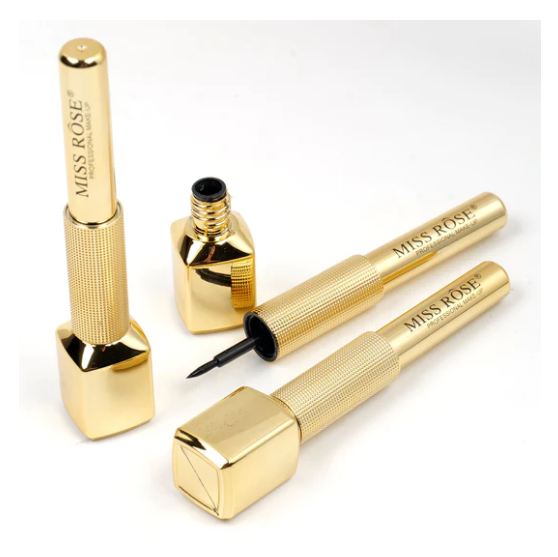 Miss Rose Gold Cased Waterproof Black Eyeliner