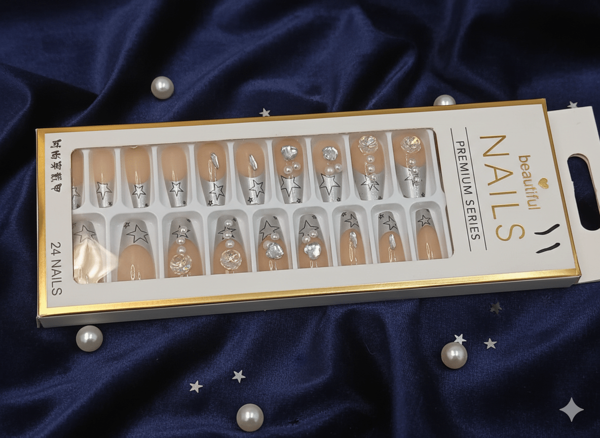 Fashion Press On Nails Set (24 pcs) | Artificial Nail Extensions - The Nexa Shop