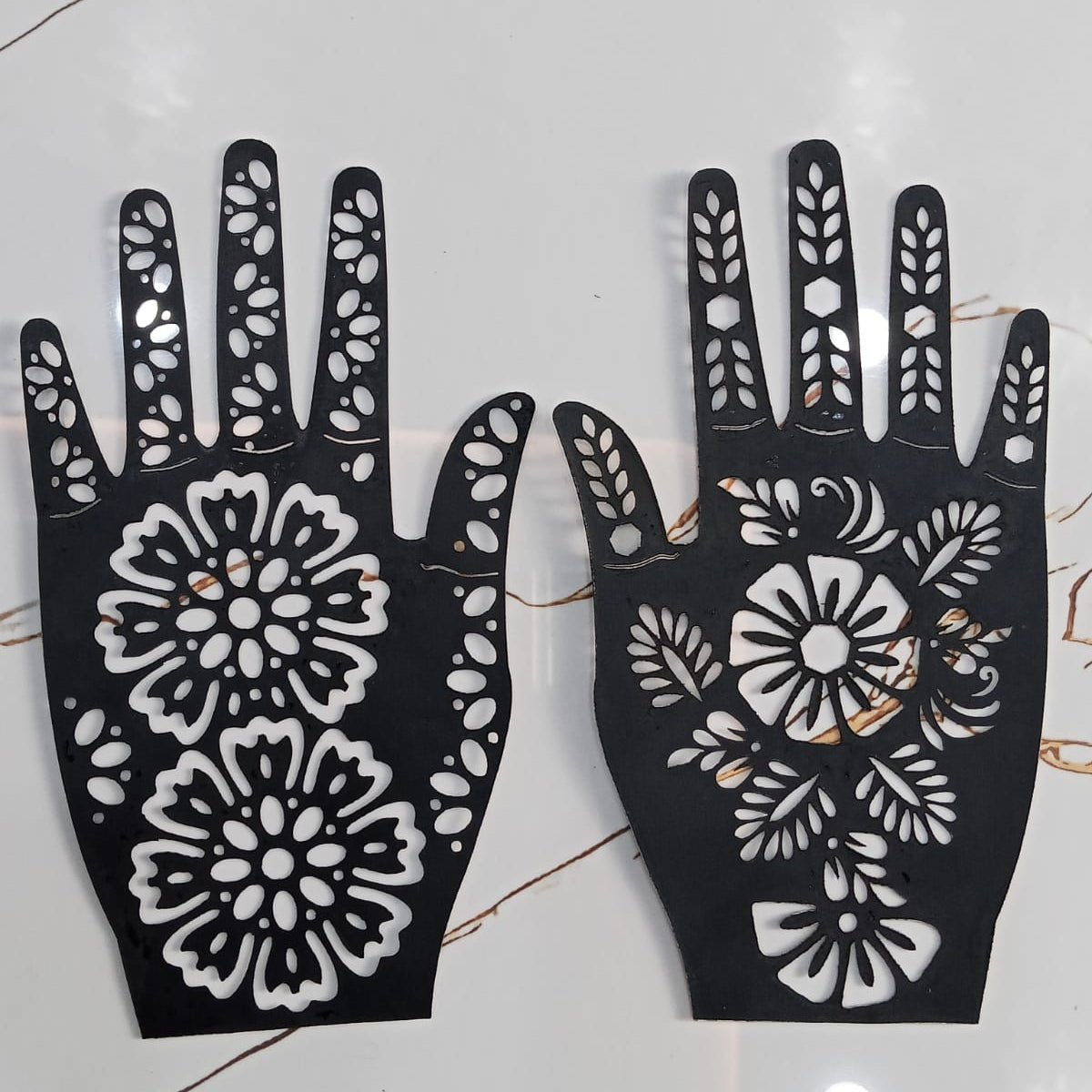 Full Hand-Small Hand & Feets Henna Sticker Template | Easy Mehndi Design - The Nexa Shop