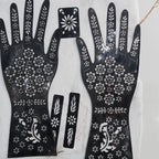 Full Hand-Small Hand & Feets Henna Sticker Template | Easy Mehndi Design - The Nexa Shop