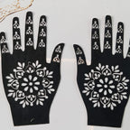 Full Hand-Small Hand & Feets Henna Sticker Template | Easy Mehndi Design - The Nexa Shop