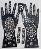 Full Hand-Small Hand & Feets Henna Sticker Template | Easy Mehndi Design - The Nexa Shop