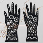 Full Hand-Small Hand & Feets Henna Sticker Template | Easy Mehndi Design - The Nexa Shop