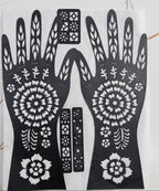 Full Hand-Small Hand & Feets Henna Sticker Template | Easy Mehndi Design - The Nexa Shop
