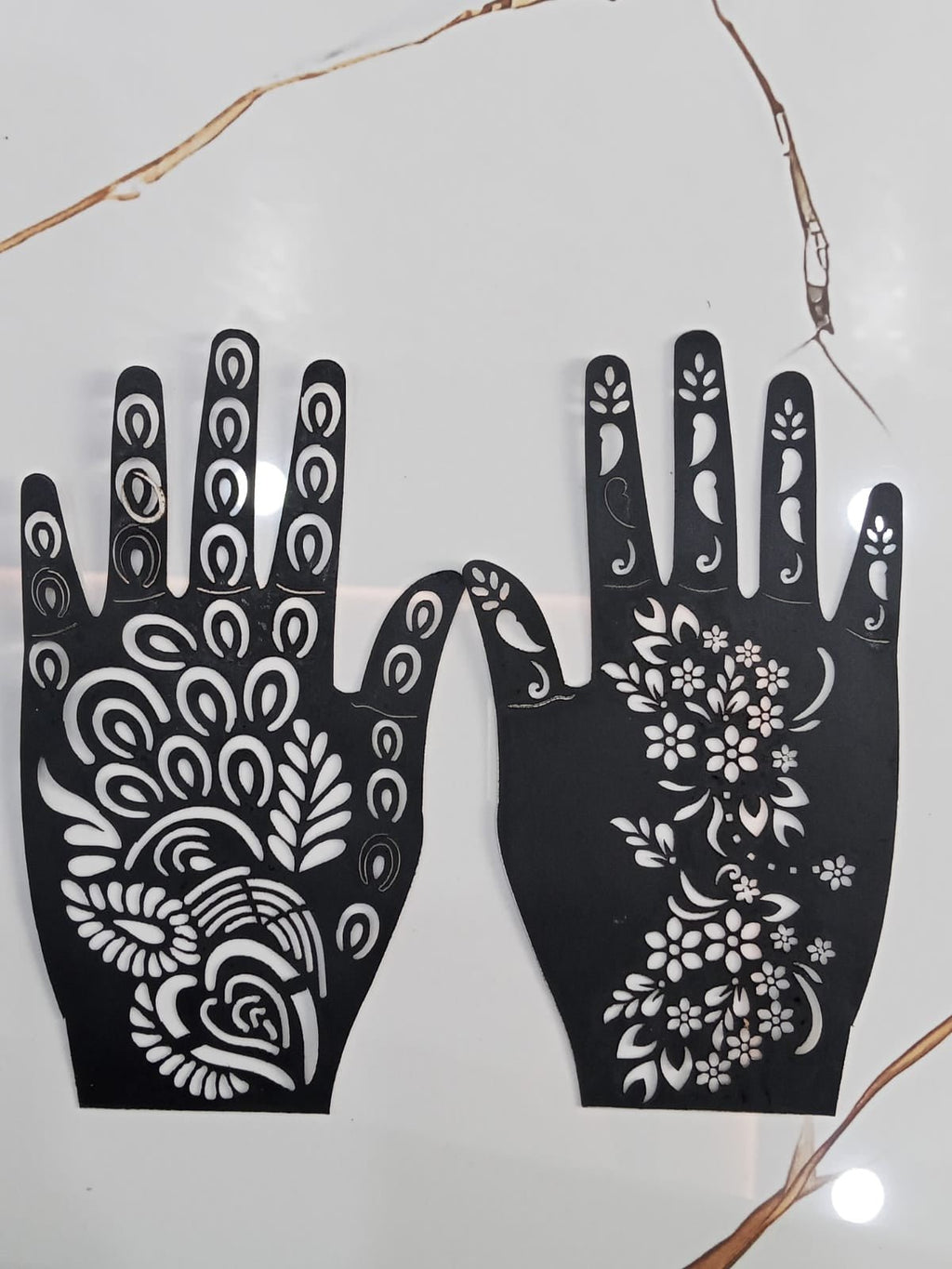 Full Hand-Small Hand & Feets Henna Sticker Template | Easy Mehndi Design - The Nexa Shop