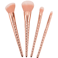 Goodchange Professional Makeup Brush Set – 4-Piece Diamond Handle Series for Face & Eyes - The Nexa Shop