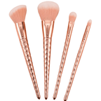 Goodchange Professional Makeup Brush Set – 4-Piece Diamond Handle Series for Face & Eyes - The Nexa Shop