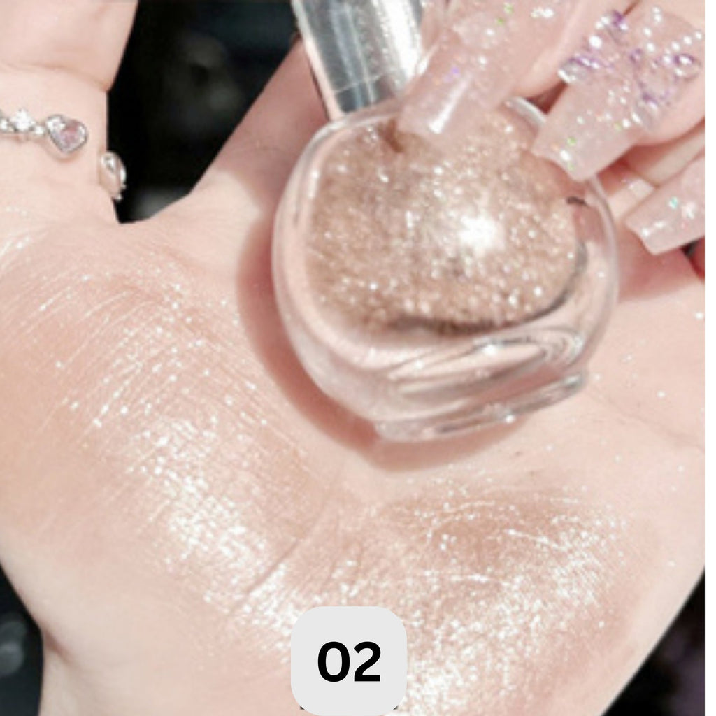 Diamond Highlighter Powder Spray – Waterproof High Gloss Body & Face Illuminator