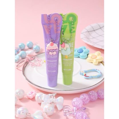HUDAMOJI 2pcs“LOVE” Shine High Hydrating Lip Gloss (15ml) - The Nexa Shop