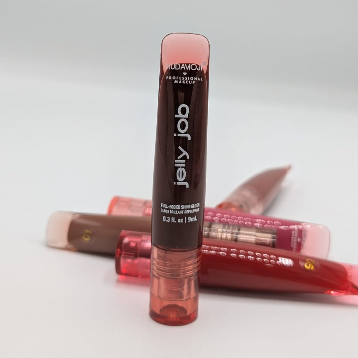 HUDAMOJI Jelly Job Full-Bodied Shine Lip Gloss (9ml) - The Nexa Shop