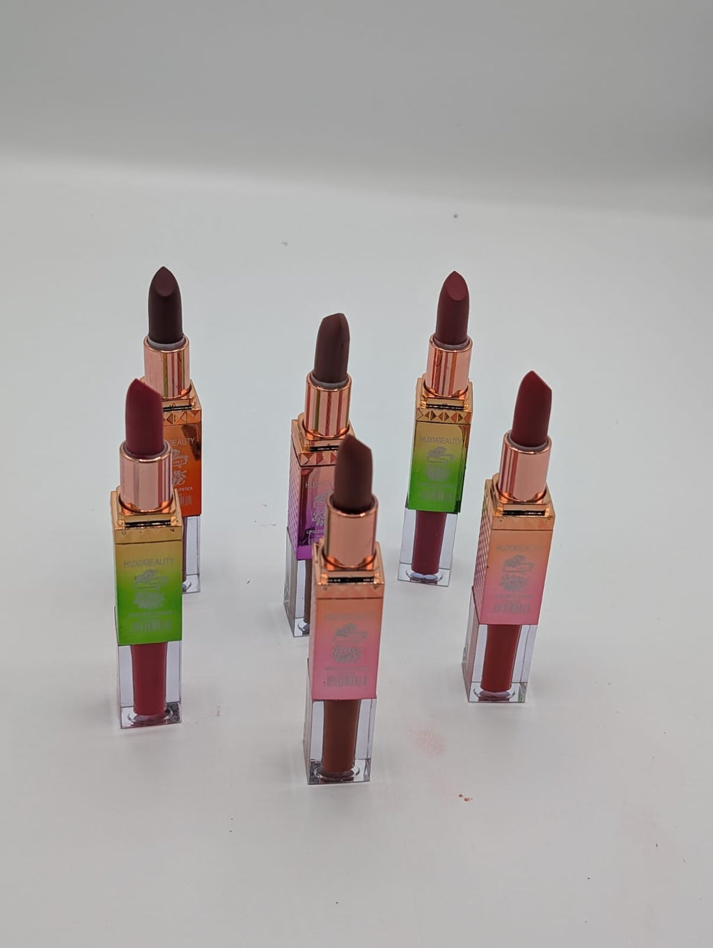 Huxia Beauty 2 in 1 Kiss Me Matte Lipstick & Lipgloss - The Nexa Shop